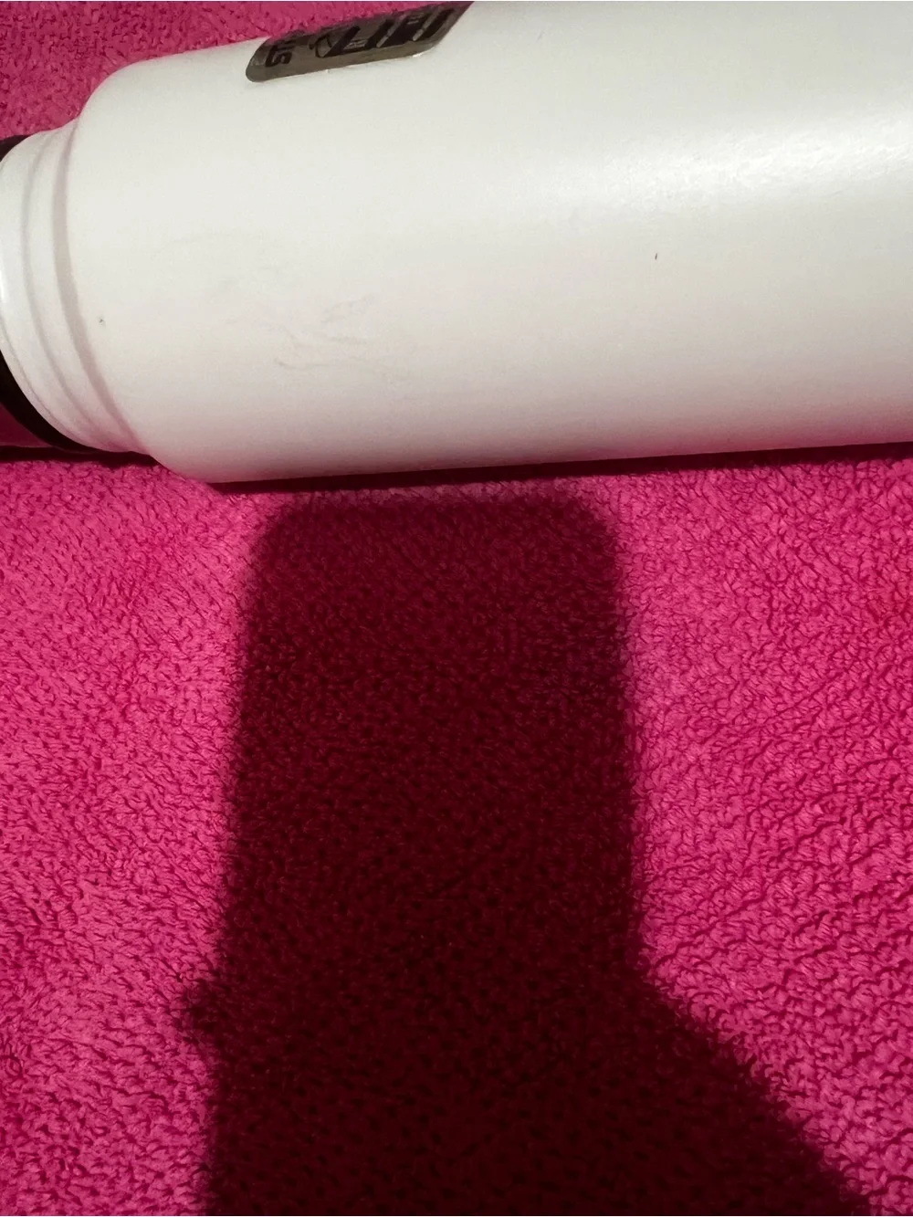 Stanley White Vacuum Bottle with silver Accents - Picture 5 of 5